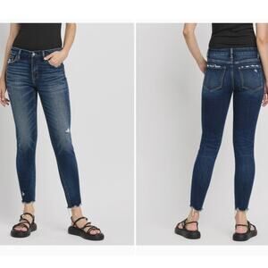 Flying Monkey Mid Rise Ankle Skinny Jeans F5555 NWT Size 32